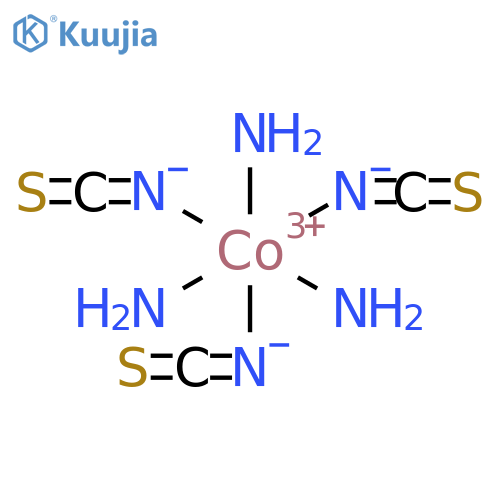 Cobalt,triamminetris(thiocyanato-N)- (9CI) structure