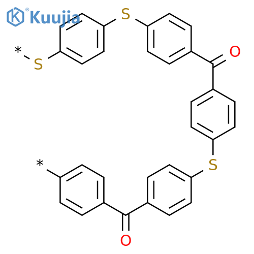 Poly(thio-1,4-phenylenethio-1,4-phenylenecarbonyl-1,4-phenylenethio-1,4-phenylenecarbonyl-1,4-phenylene) structure