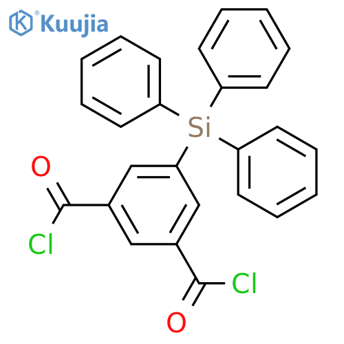 5-(Triphenylsilyl)benzene-1,3-dicarbonyl dichloride structure