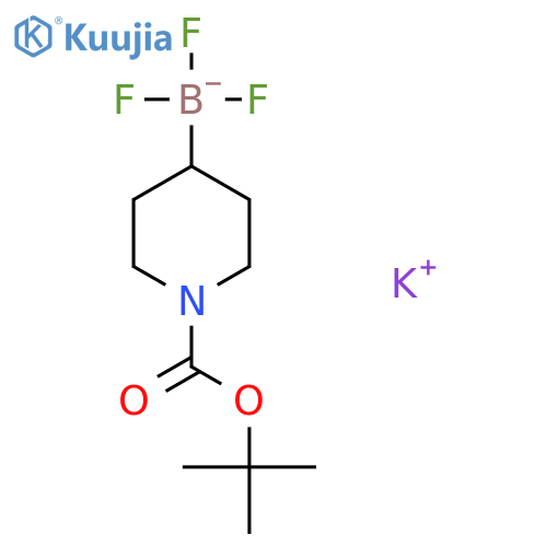 potassium {1-[(tert-butoxy)carbonyl]piperidin-4-yl}trifluoroboranuide structure