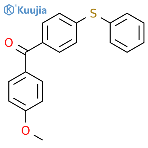 Methanone, (4-methoxyphenyl)[4-(phenylthio)phenyl]- structure