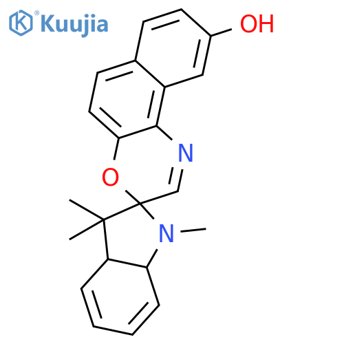 Spiro[2H-indole-2,3'-[3H]naphth[2,1-b][1,4]oxazin]-9'-ol, 1,3,3a,7a-tetrahydro-1,3,3-trimethyl- structure