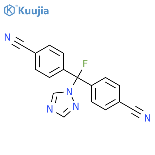Benzonitrile,4,4'-(fluoro-1H-1,2,4-triazol-1-ylmethylene)bis- structure