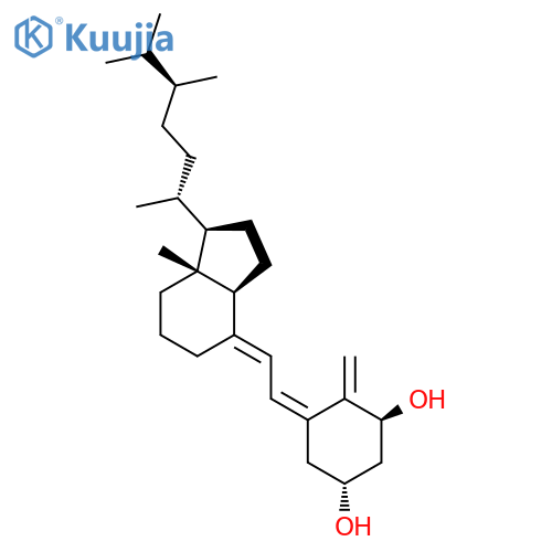 9,10-Secoergosta-5,7,10(19)-triene-1,3-diol, (1a,3b,5Z,7E)- structure