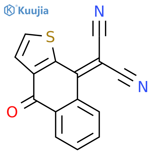 Propanedinitrile, (4-oxonaphtho[2,3-b]thien-9(4H)-ylidene)- structure