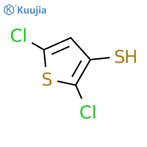 3-Thiophenethiol, 2,5-dichloro- structure