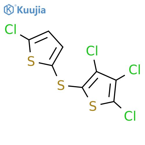Thiophene, 2,3,4-trichloro-5-[(5-chloro-2-thienyl)thio]- structure