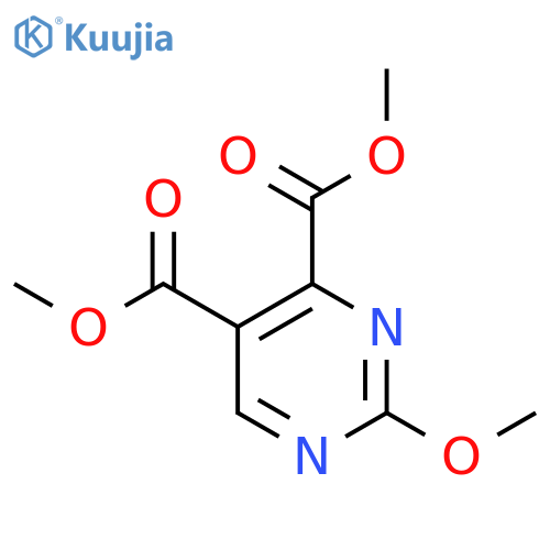 Dimethyl 2-methoxypyrimidine-4,5-dicarboxylate structure
