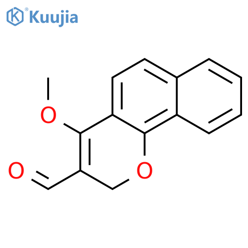 4-methoxy-2h-benzo[h]chromene-3-carbaldehyde structure