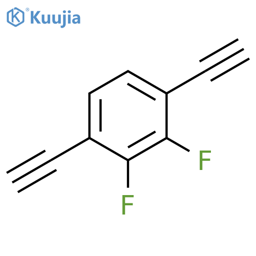 1,4-Diethynyl-2,3-difluorobenzene structure