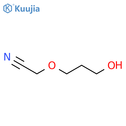 2-(3-Hydroxypropoxy)acetonitrile-H31839 structure