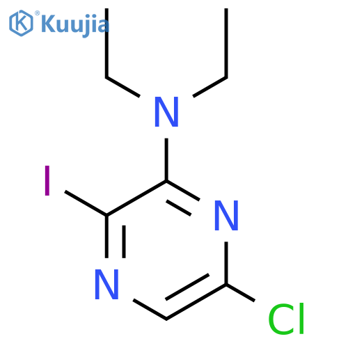 6-Chloro-N,N-diethyl-3-iodopyrazin-2-amine structure