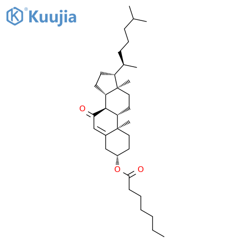 Cholest-5-en-7-one, 3-[(1-oxoheptyl)oxy]-, (3b)- structure