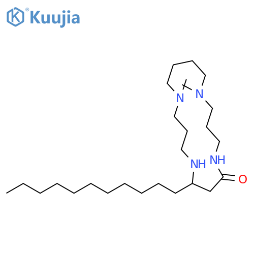 1,5,9,13-Tetraazacycloheptadecan-6-one,1,13-dimethyl-8-undecyl- (9CI) structure