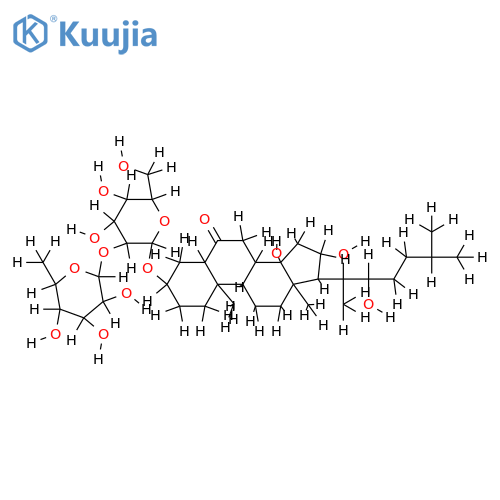 Tenuifoliol 3-O-alpha-L-rhamnopyranosyl-(1->2)-beta-D-glucopyranoside structure