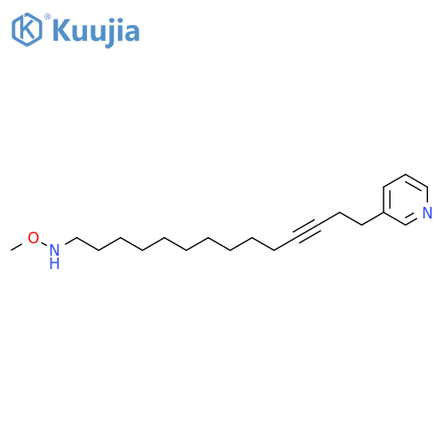 11-Tetradecyn-1-amine,N-methoxy-14-(3-pyridinyl)- structure
