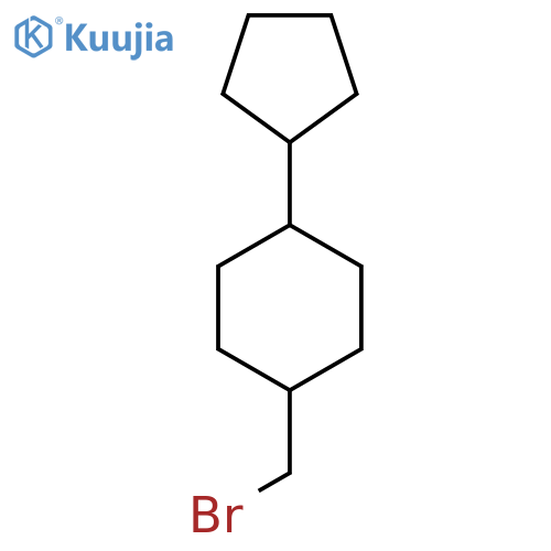 1-(Bromomethyl)-4-cyclopentylcyclohexane structure