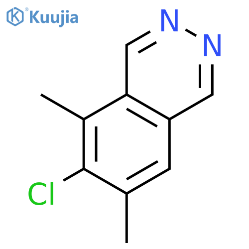 Phthalazine, 6-chloro-5,7-dimethyl- structure