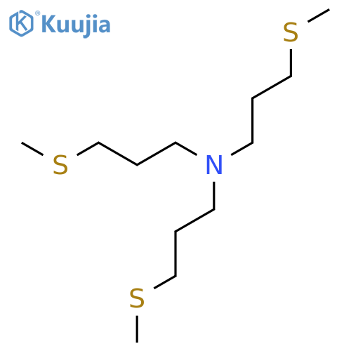 3-methylsulfanyl-N,N-bis(3-methylsulfanylpropyl)propan-1-amine structure