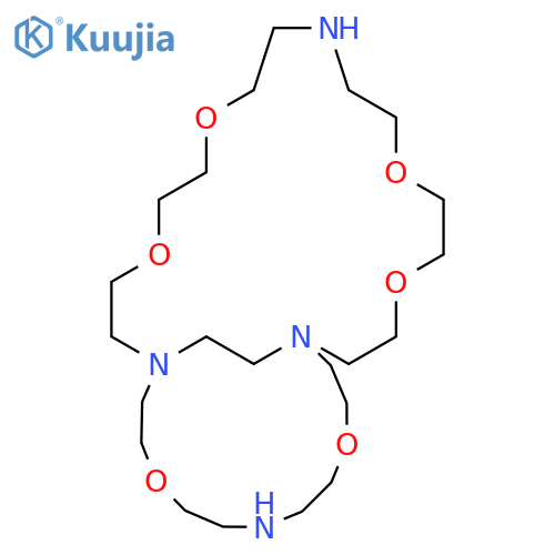 4,7,13,16,22,28-Hexaoxa-1,10,19,25-tetraazabicyclo[17.11.2]dotriacontane structure