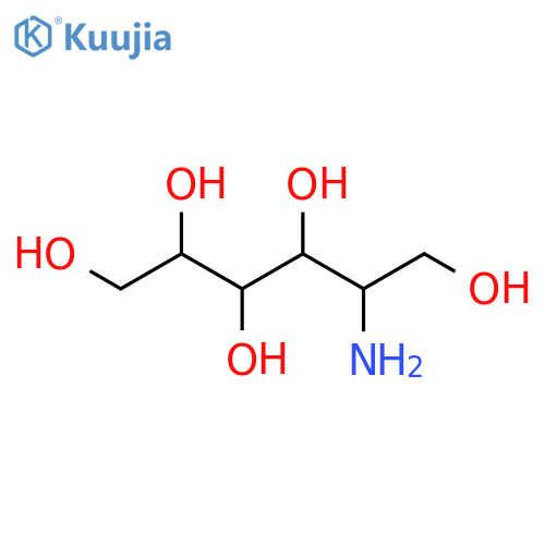 D-Glucitol,2-amino-2-deoxy- structure