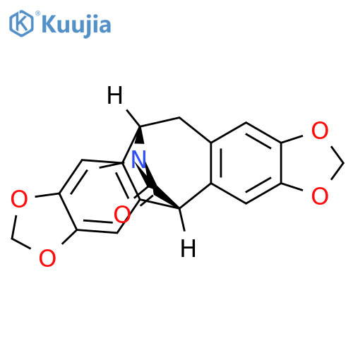 11,5-(Iminomethano)-5H-cyclohepta[1,2-f:4,5-f']bis[1,3]benzodioxol-15-one, 11,12-dihydro-14-methyl-, (5R,11S)- (9CI) structure