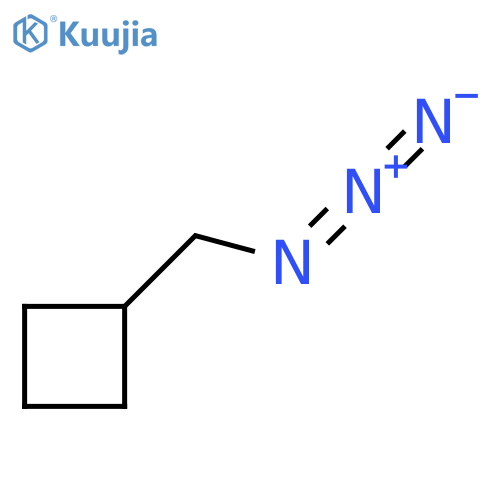 (azidomethyl)cyclobutane structure