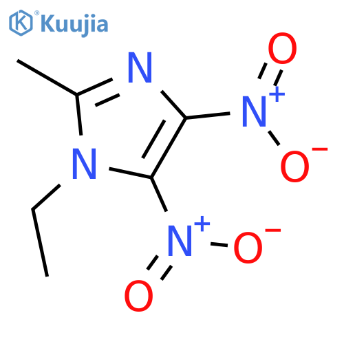 1H-Imidazole, 1-ethyl-2-methyl-4,5-dinitro- structure