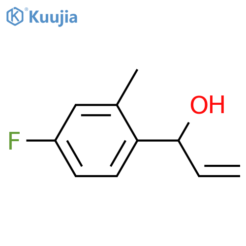 1-(4-fluoro-2-methylphenyl)prop-2-en-1-ol structure