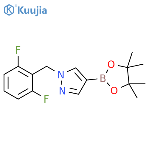 1-(2,6-Difluorobenzyl)-4-(4,4,5,5-tetramethyl-1,3,2dioxaborolan-2-yl)-1H-pyrazole structure