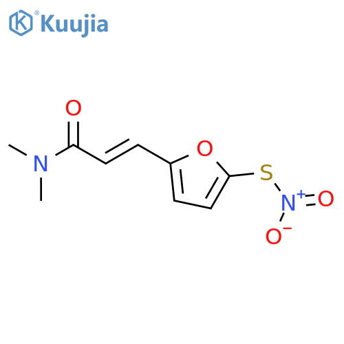2-Propenethioamide,N,N-dimethyl-3-(5-nitro-2-furanyl)- structure