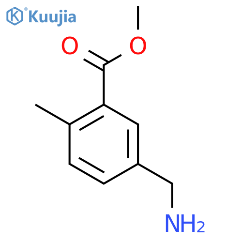 5-Aminomethyl-2-methyl-benzoic acid methyl ester structure