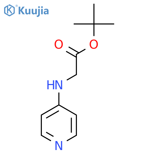 Pyridin-4-yl-glycine tert-butyl ester structure
