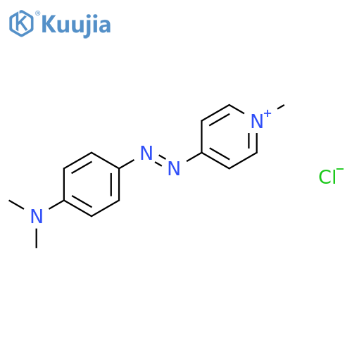 Pyridinium, 4-[[4-(dimethylamino)phenyl]azo]-1-methyl-, chloride structure