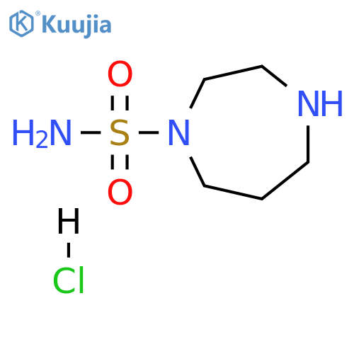 1,4-diazepane-1-sulfonamide hydrochloride structure