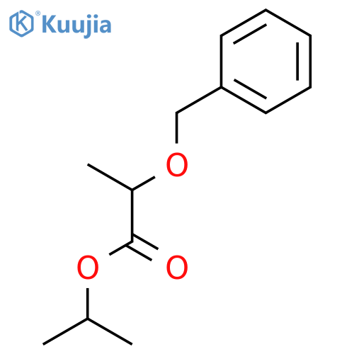 propan-2-yl 2-(benzyloxy)propanoate structure