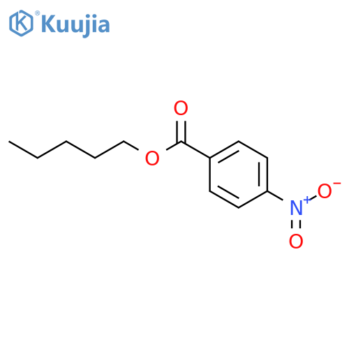 Benzoic acid, 4-nitro-,pentyl ester structure