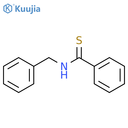 Benzenecarbothioamide,N-(phenylmethyl)- structure