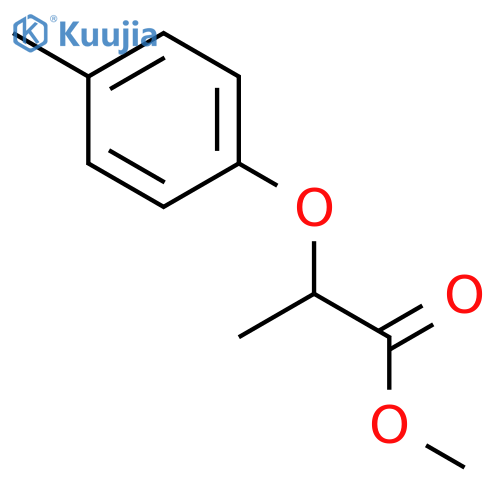 Propanoic acid, 2-(4-methylphenoxy)-, methyl ester structure