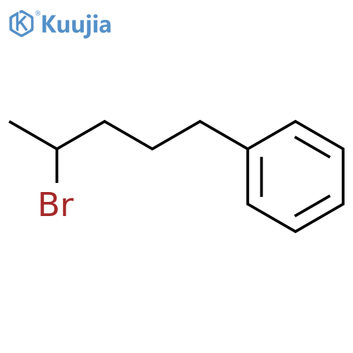 Benzene, (4-bromopentyl)-, (-)- structure