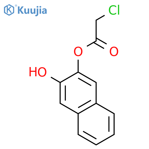 Acetic acid, chloro-, 3-hydroxy-2-naphthalenyl ester structure