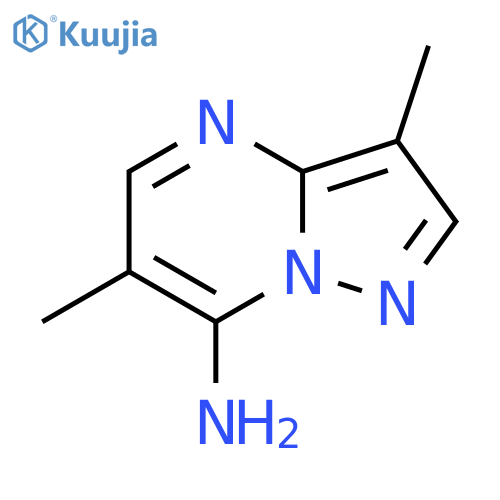 3,6-Dimethylpyrazolo[1,5-a]pyrimidin-7-amine structure