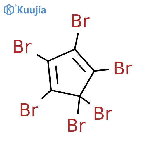 1,3-Cyclopentadiene,1,2,3,4,5,5-hexabromo- structure
