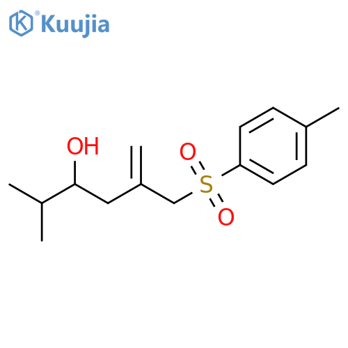 5-Hexen-3-ol, 2-methyl-5-[[(4-methylphenyl)sulfonyl]methyl]- structure