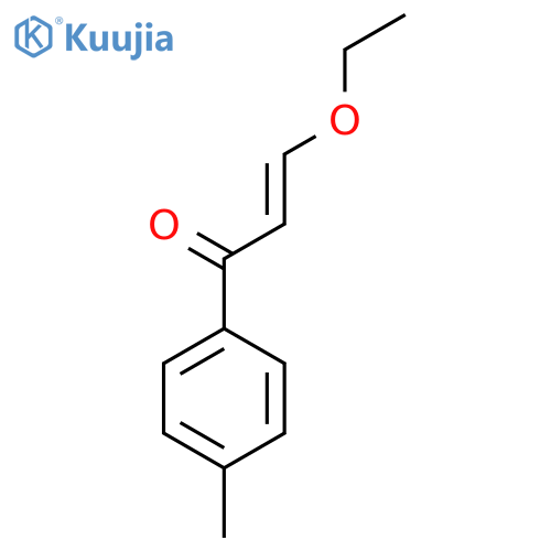 3-ethoxy-1-(4-methylphenyl)prop-2-en-1-one structure
