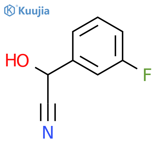 2-(3-Fluorophenyl)-2-hydroxyacetonitrile structure