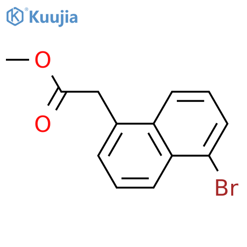 5-Bromo-1-Naphthaleneacetic Acid Methyl Ester structure