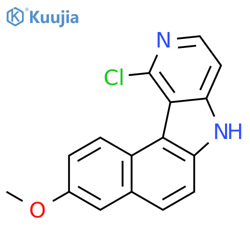 7H-Benzo[e]pyrido[4,3-b]indole, 11-chloro-3-methoxy- structure