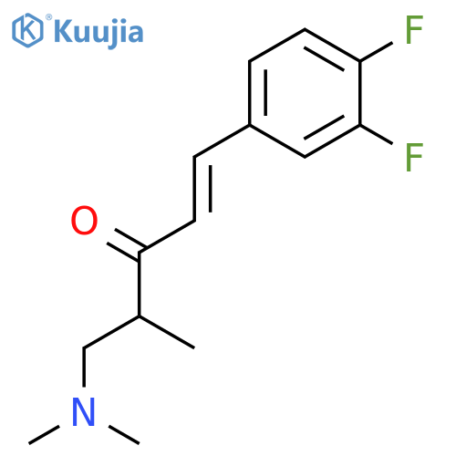 1-PENTEN-3-ONE, 1-(3,4-DIFLUOROPHENYL)-5-(DIMETHYLAMINO)-4-METHYL- structure