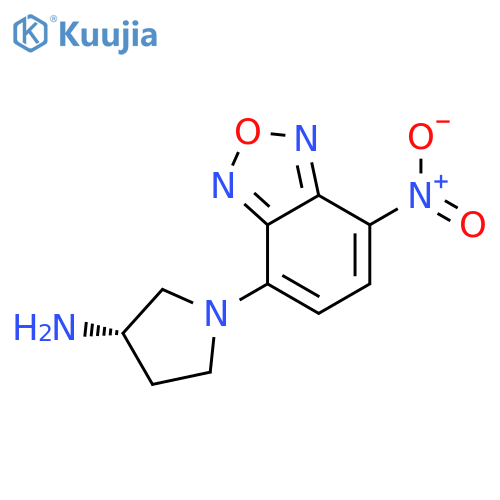 (S)-(+)-NBD-APy =(S)-(+)-4-Nitro-7-(3-aminopyrrolidin-1-yl)-2,1,3-benzoxadiazole structure